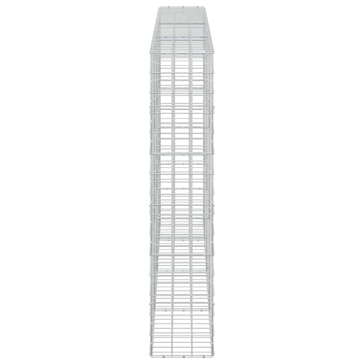 vidaXL Gabion z drutu 3,5 mm i siatką 10x10 cm 350x30x150 cm