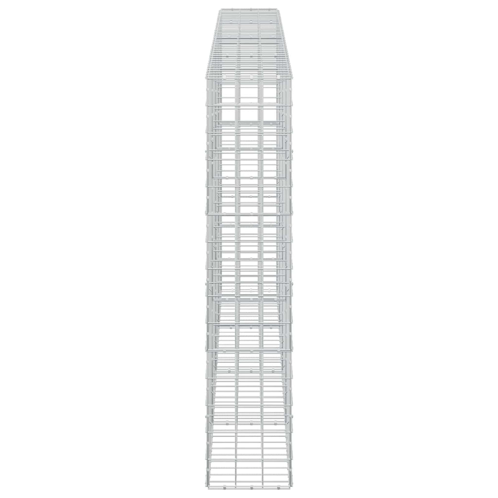 vidaXL Gabion z drutu 3,5 mm i siatką 10x10 cm 400x30x150 cm