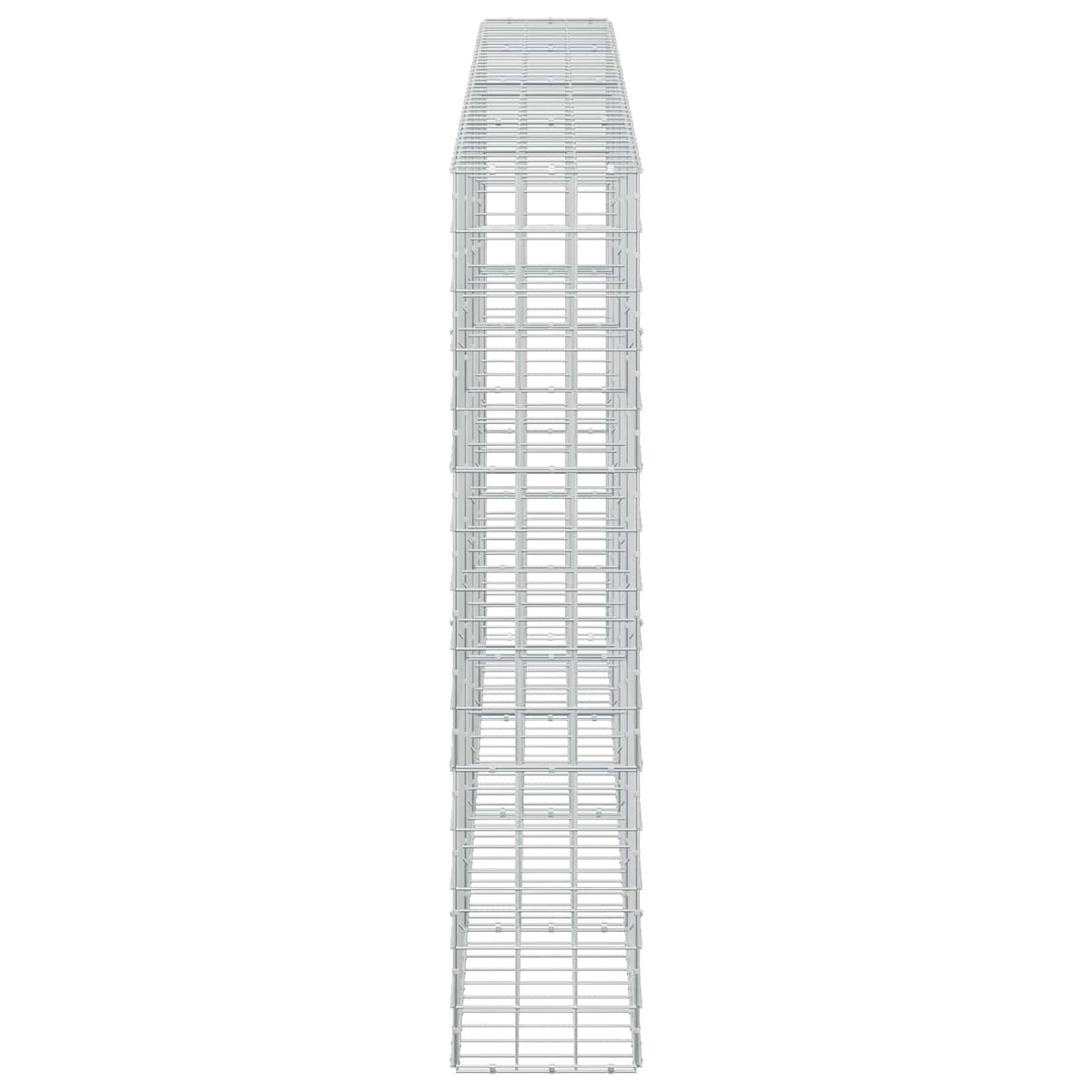 vidaXL Gabion z drutu 3,5 mm i siatką 10x10 cm 400x30x150 cm
