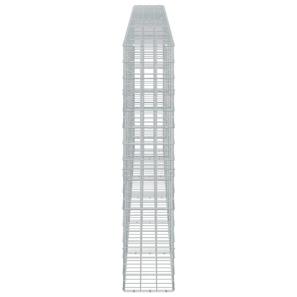 vidaXL Gabion z drutu 3,5 mm i siatką 10x10 cm 550x30x150 cm