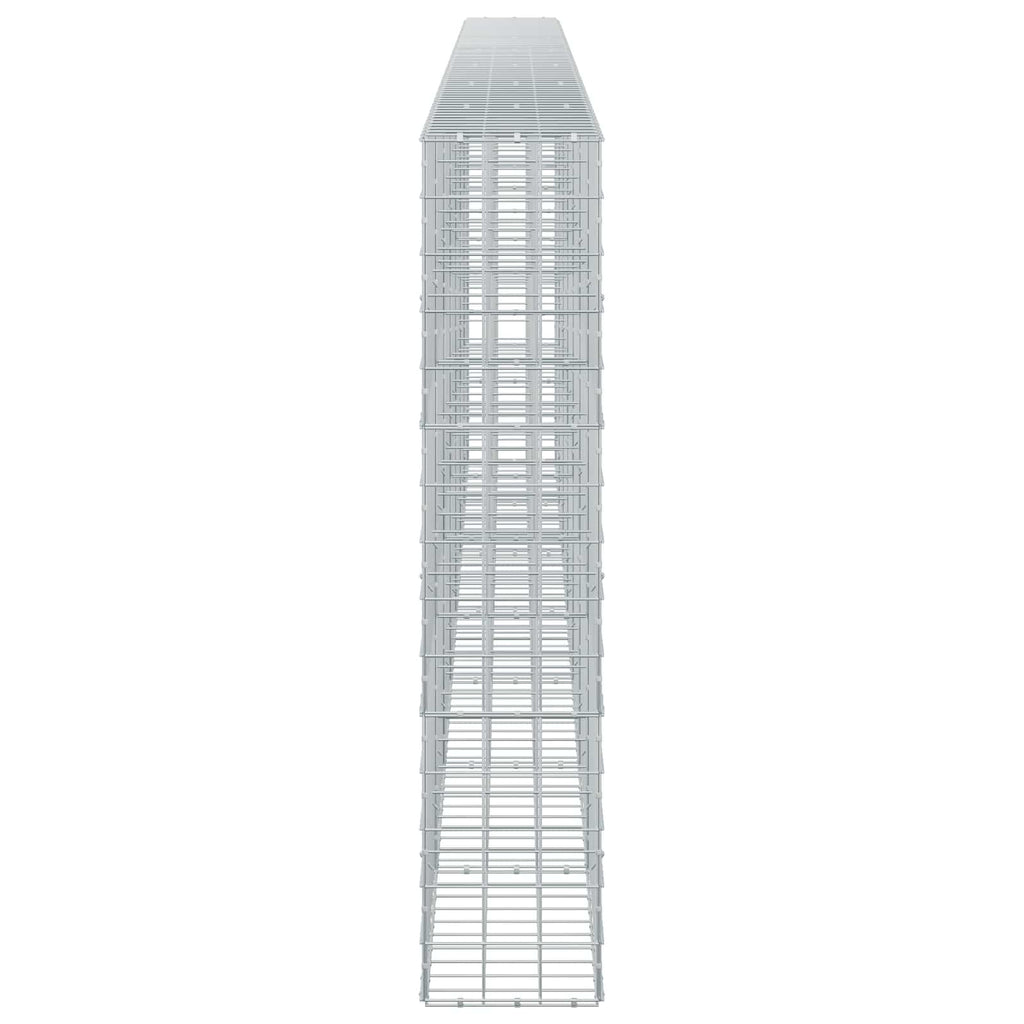vidaXL Gabion z drutu 3,5 mm i siatką 10x10 cm 700x30x150 cm