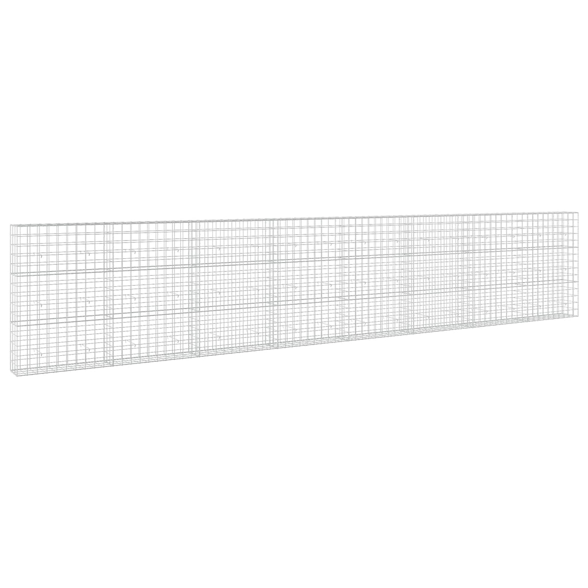 vidaXL Gabion z drutu 3,5 mm i siatką 10x10 cm 800x30x150 cm
