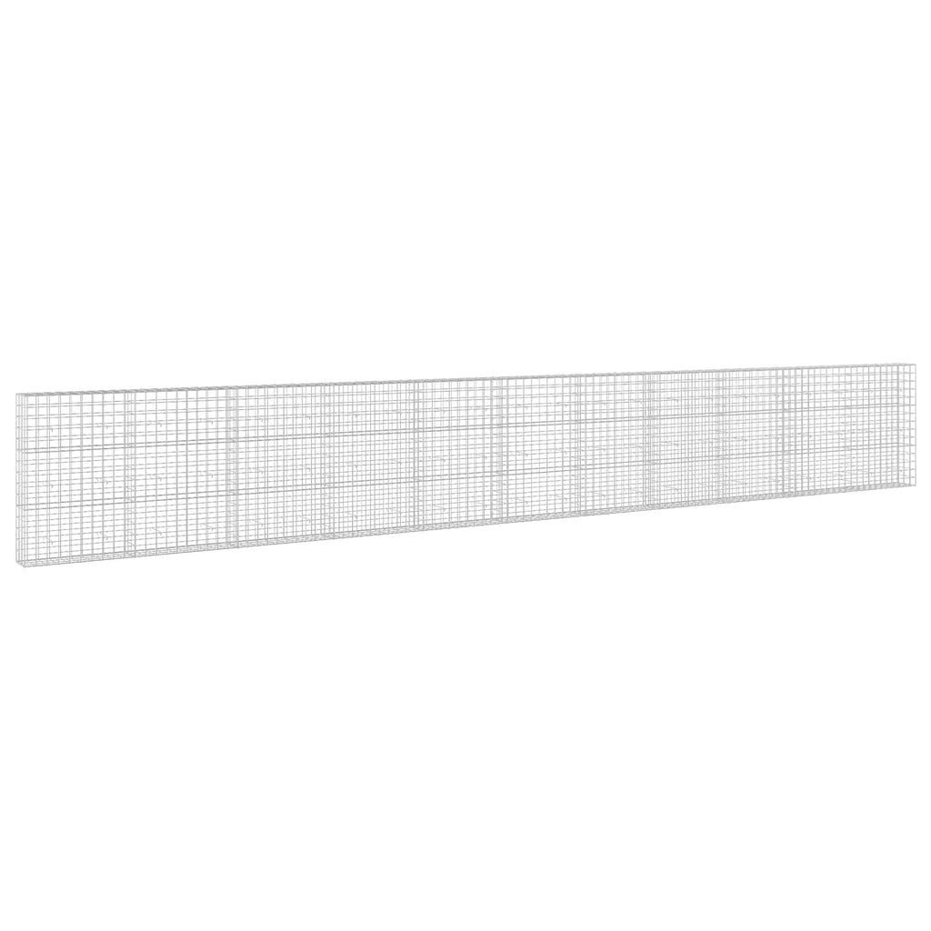 vidaXL Gabion z drutu 3,5 mm i siatką 10x10 cm 1100x30x150 cm