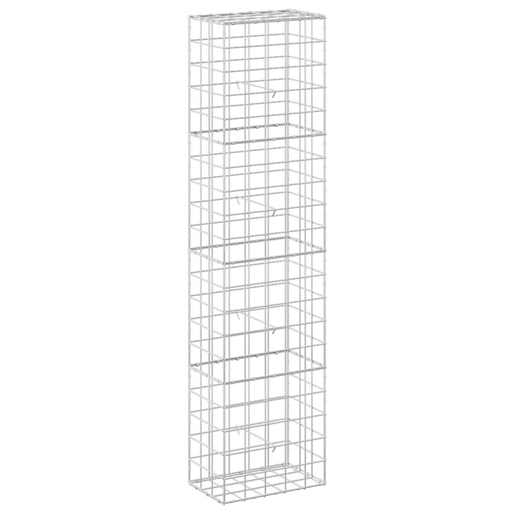 vidaXL Gabion z drutu 3,5 mm i siatką 10x10 cm 50x30x200 cm