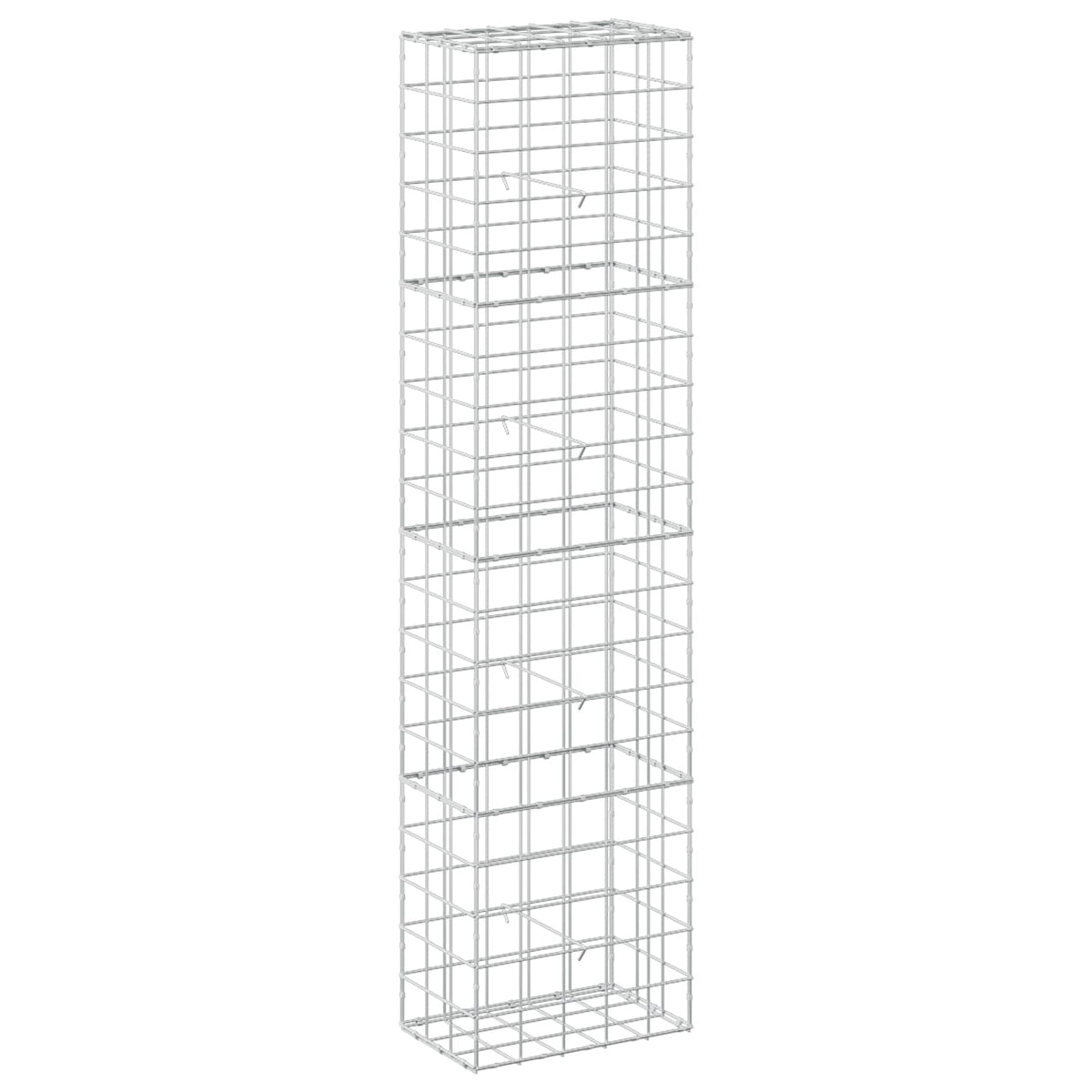 vidaXL Gabion z drutu 3,5 mm i siatką 10x10 cm 50x30x200 cm