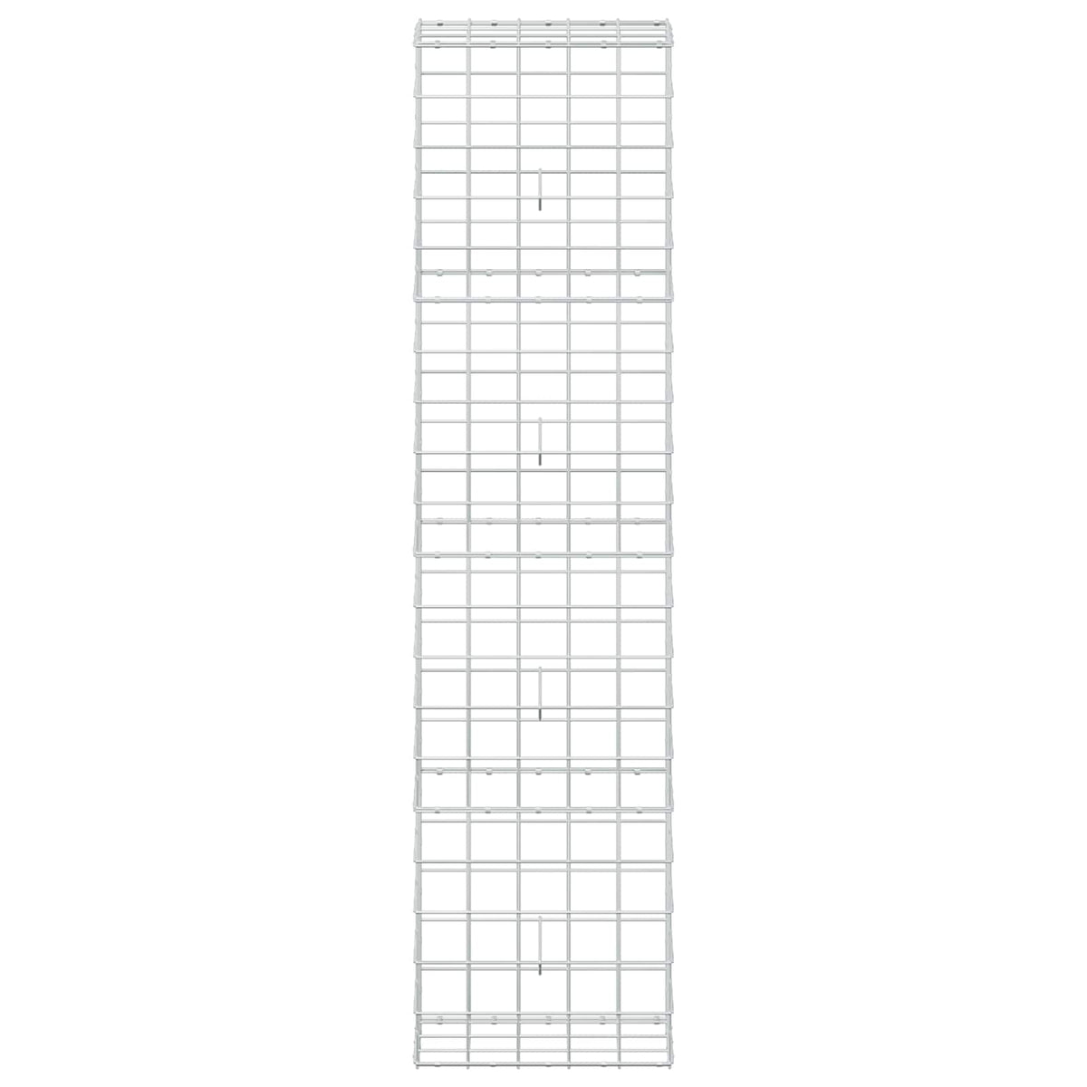 vidaXL Gabion z drutu 3,5 mm i siatką 10x10 cm 50x30x200 cm