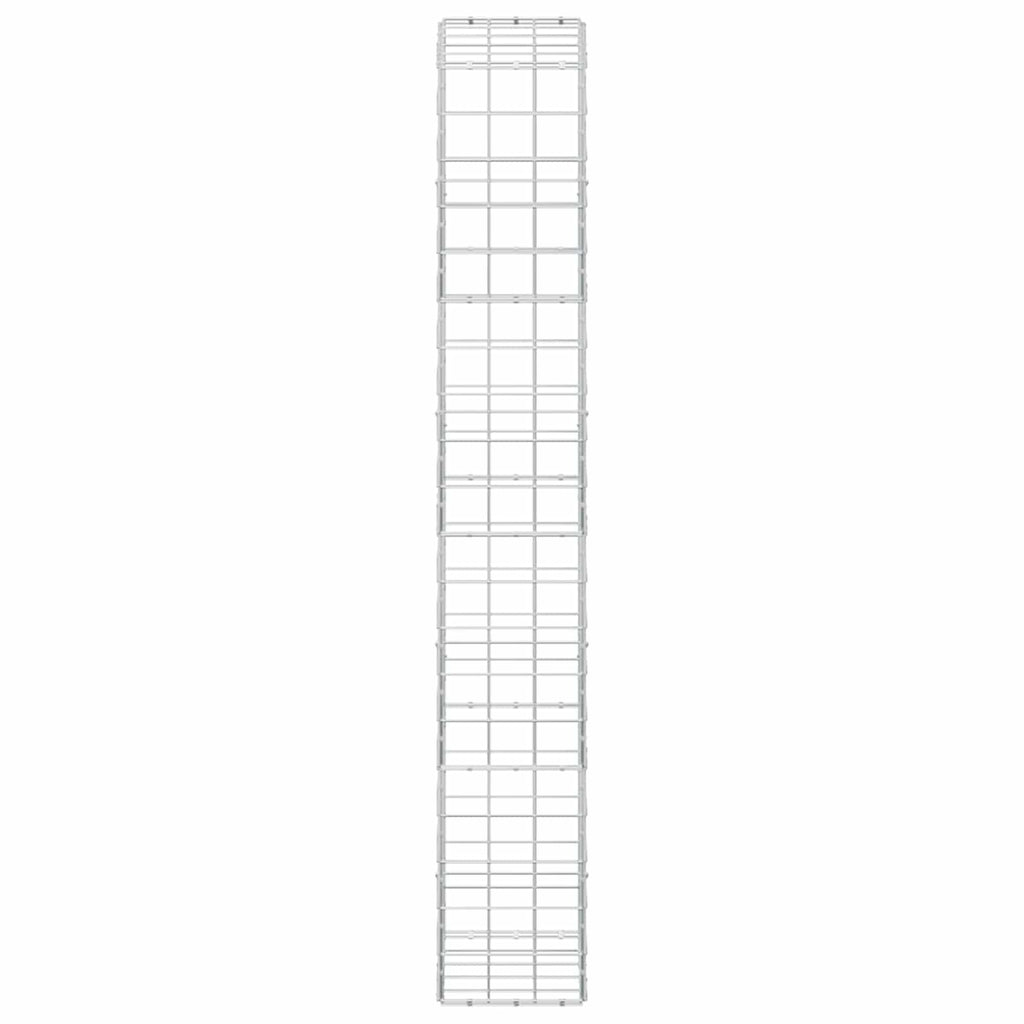 vidaXL Gabion z drutu 3,5 mm i siatką 10x10 cm 50x30x200 cm