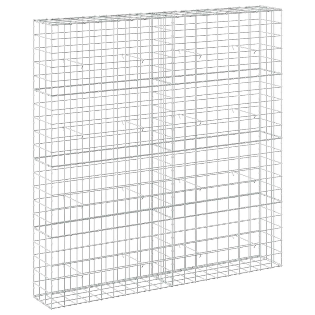 vidaXL Gabion z drutu 3,5 mm i siatką 10x10 cm 200x30x200 cm