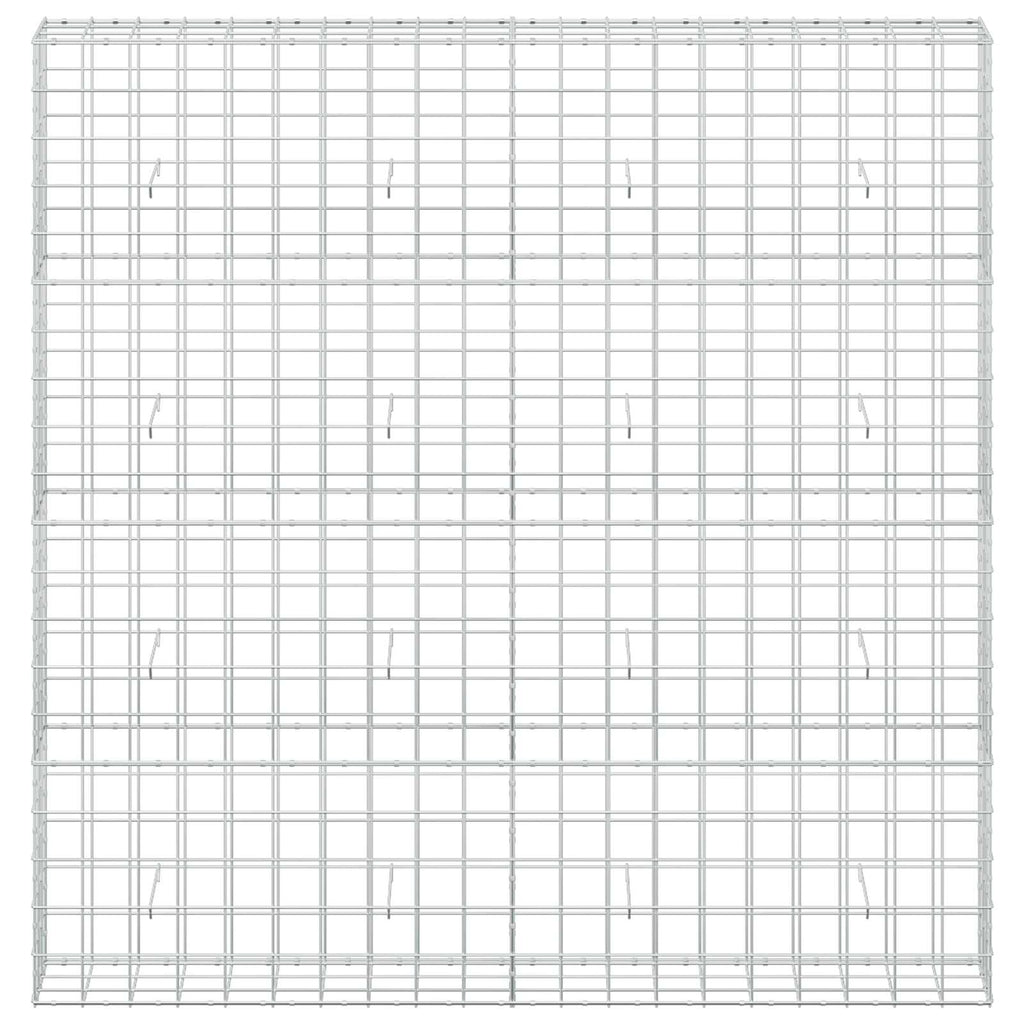 vidaXL Gabion z drutu 3,5 mm i siatką 10x10 cm 200x30x200 cm