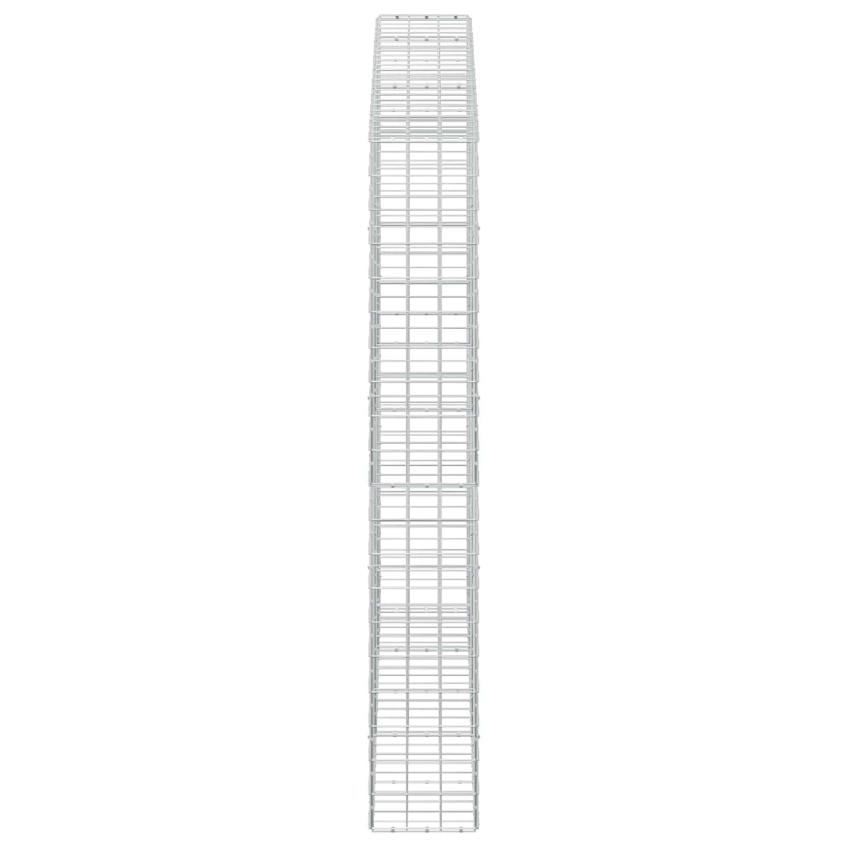 vidaXL Gabion z drutu 3,5 mm i siatką 10x10 cm 250x30x200 cm