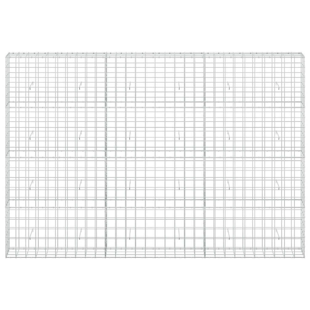 vidaXL Gabion z drutu 3,5 mm i siatką 10x10 cm 300x30x200 cm