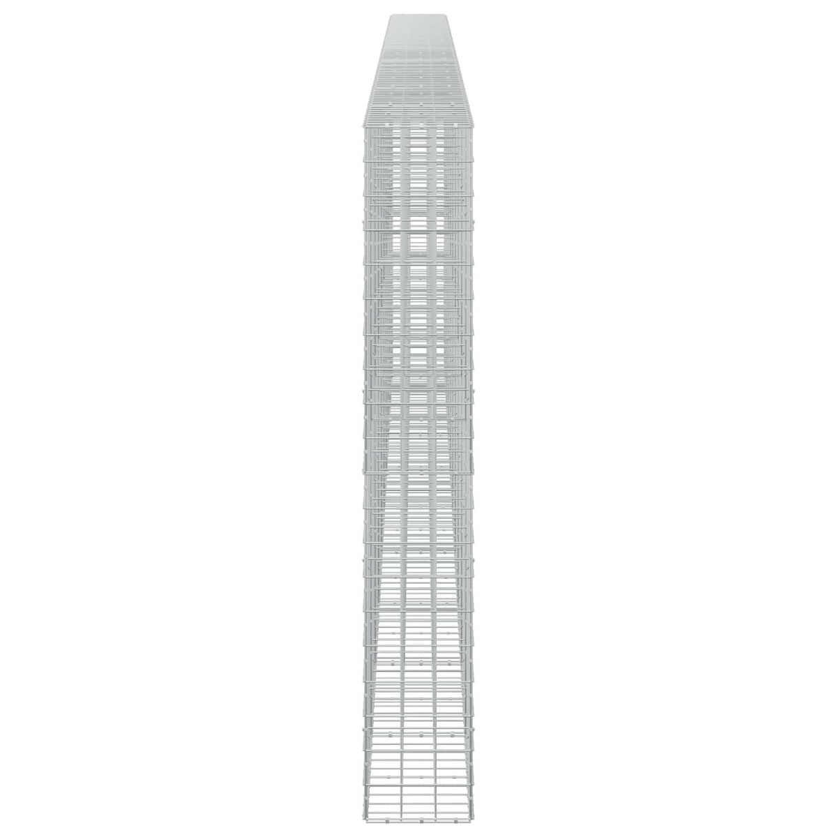 vidaXL Gabion z drutu 3,5 mm i siatką 10x10 cm 950x30x200 cm