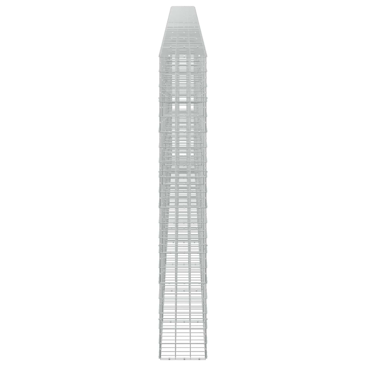 vidaXL Gabion z drutu 3,5 mm i siatką 10x10 cm 1000x30x200 cm