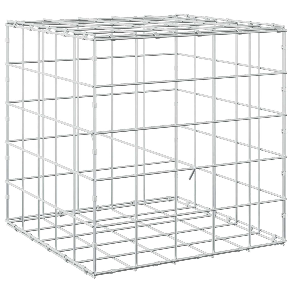 vidaXL Gabion z drutu 3,5 mm i siatką 10x10 cm 50x50x50 cm