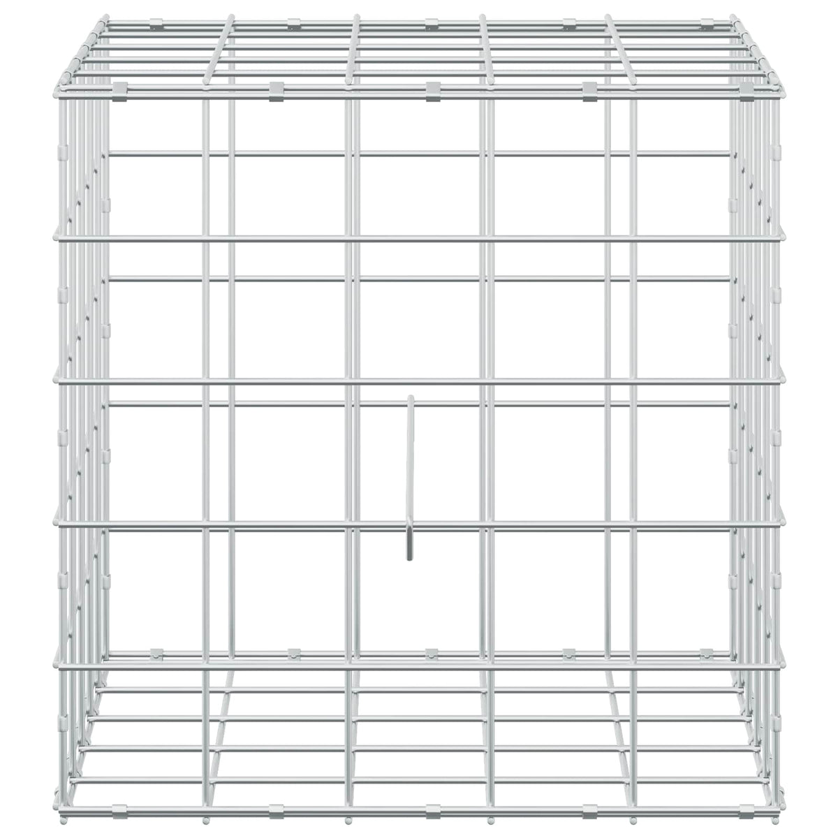 vidaXL Gabion z drutu 3,5 mm i siatką 10x10 cm 50x50x50 cm