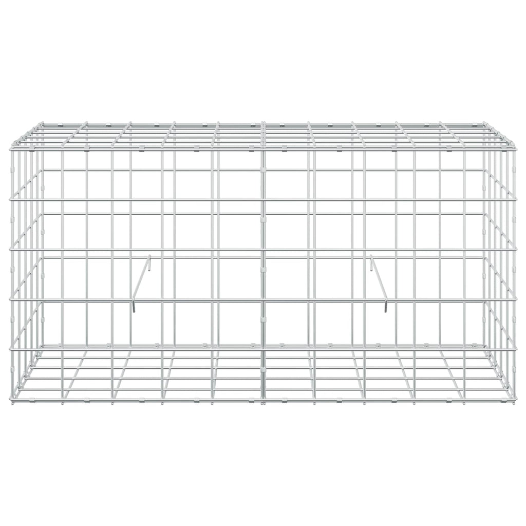 vidaXL Gabion z drutu 3,5 mm i siatką 10x10 cm 100x50x50 cm