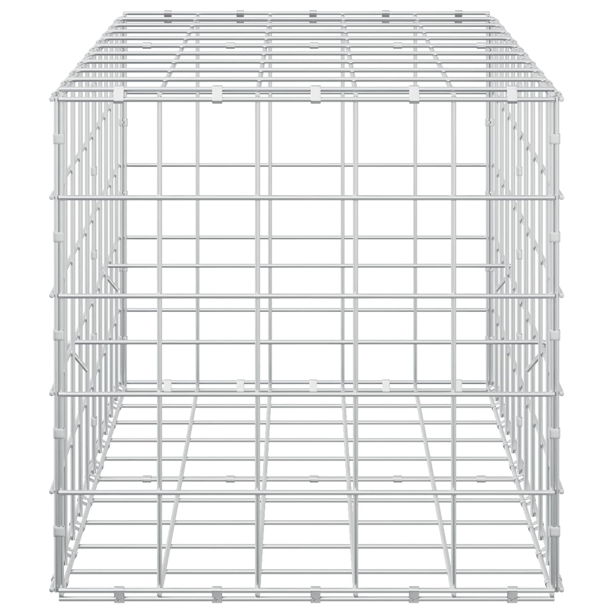 vidaXL Gabion z drutu 3,5 mm i siatką 10x10 cm 100x50x50 cm