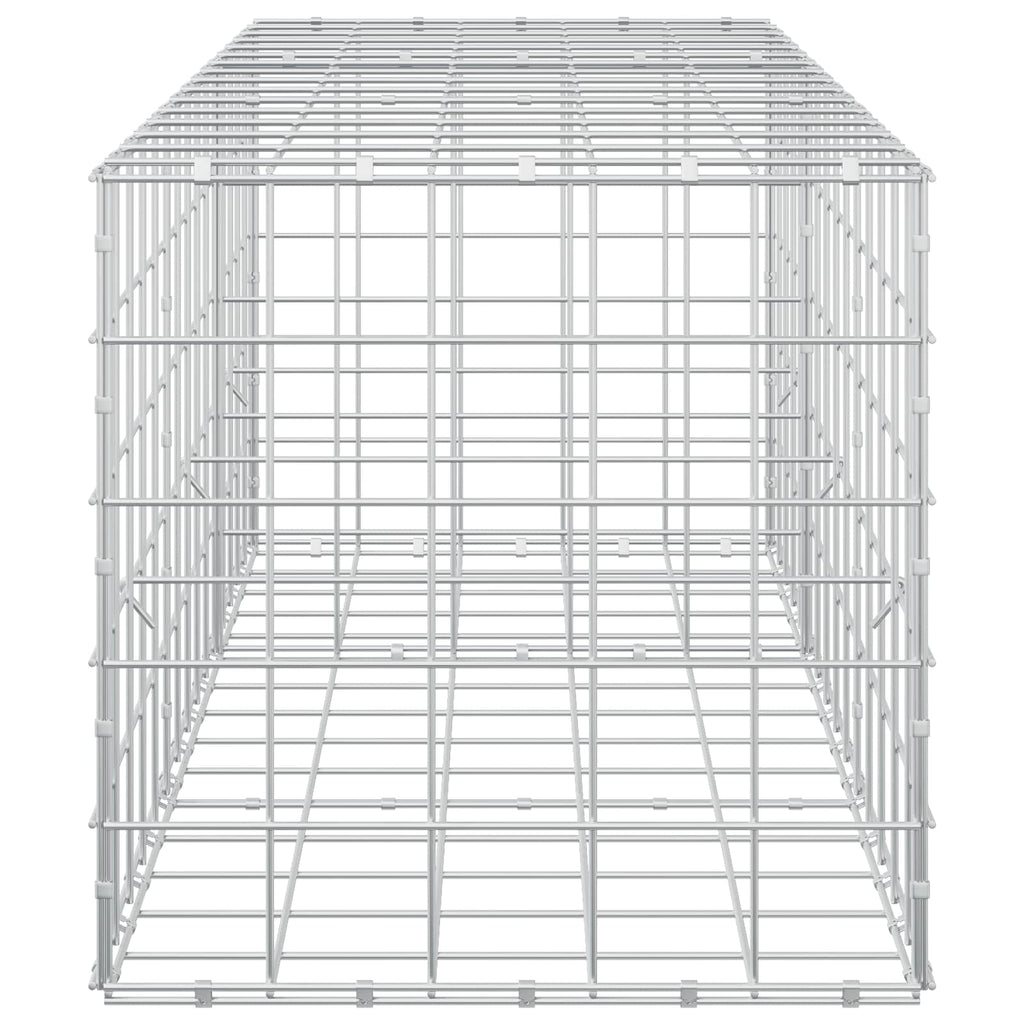 vidaXL Gabion z drutu 3,5 mm i siatką 10x10 cm 150x50x50 cm