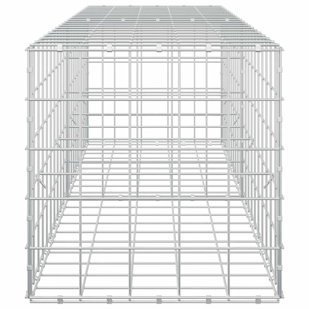 vidaXL Gabion z drutu 3,5 mm i siatką 10x10 cm 200x50x50 cm