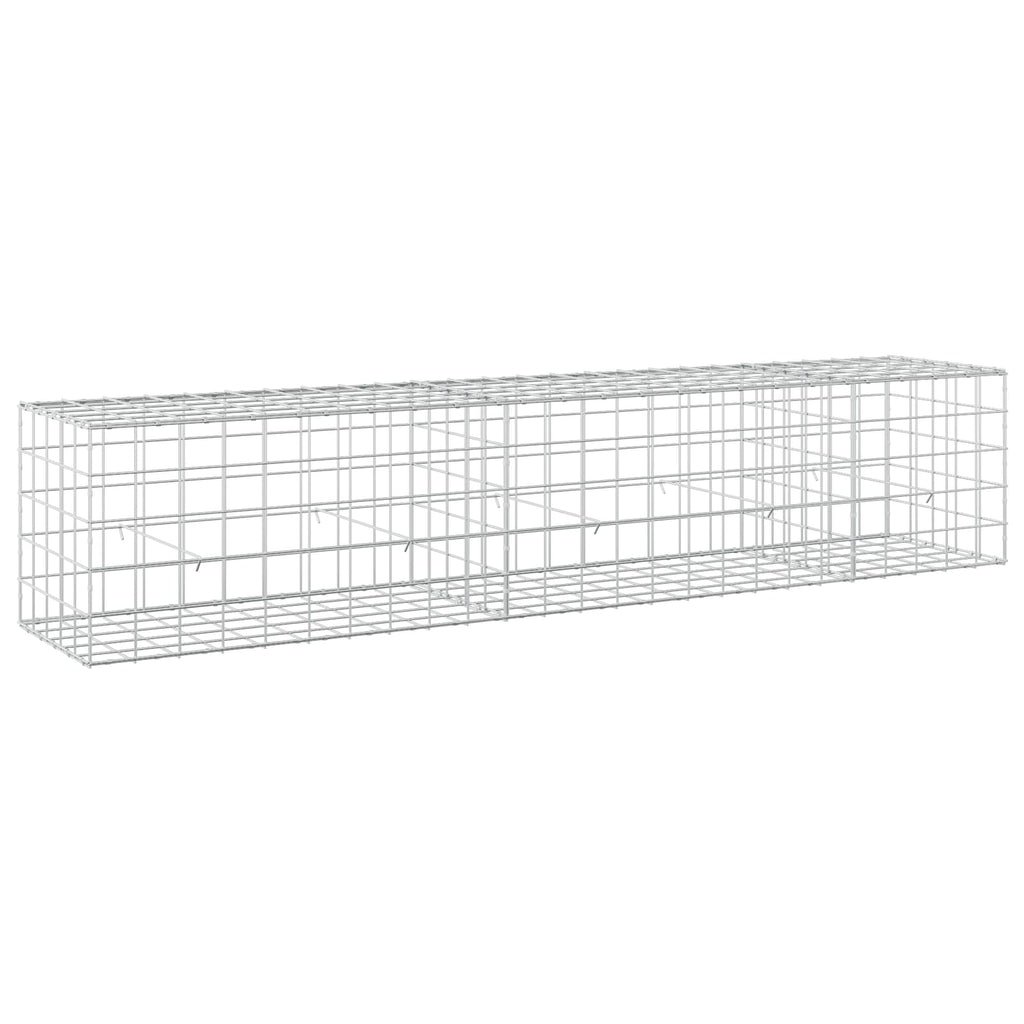 vidaXL Gabion z drutu 3,5 mm i siatką 10x10 cm 250x50x50 cm