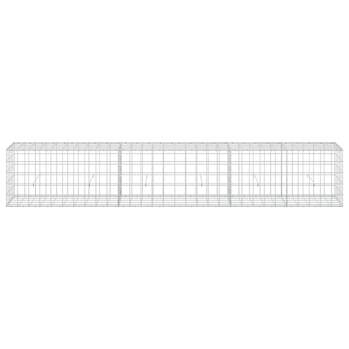 vidaXL Gabion z drutu 3,5 mm i siatką 10x10 cm 300x50x50 cm