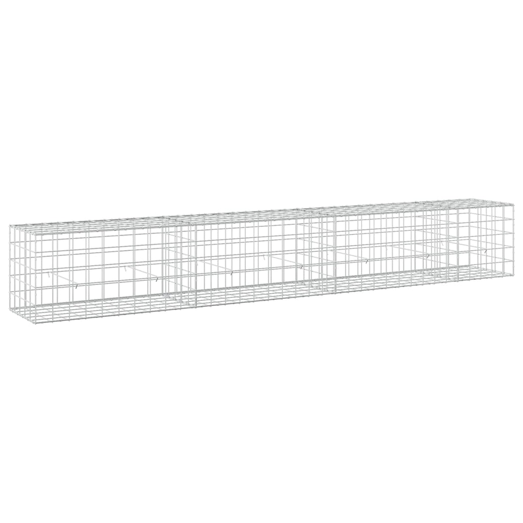 vidaXL Gabion z drutu 3,5 mm i siatką 10x10 cm 350x50x50 cm