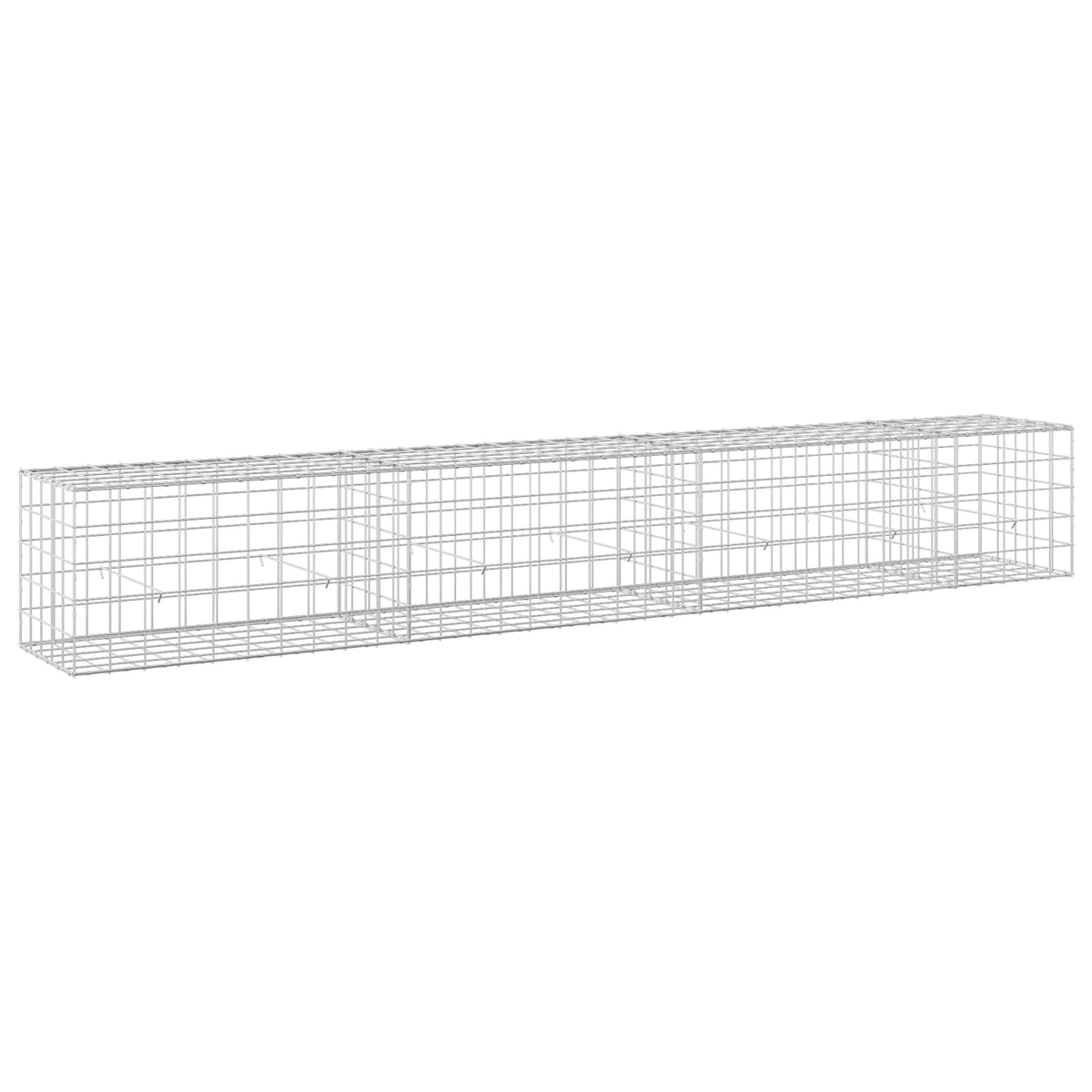 vidaXL Gabion z drutu 3,5 mm i siatką 10x10 cm 350x50x50 cm