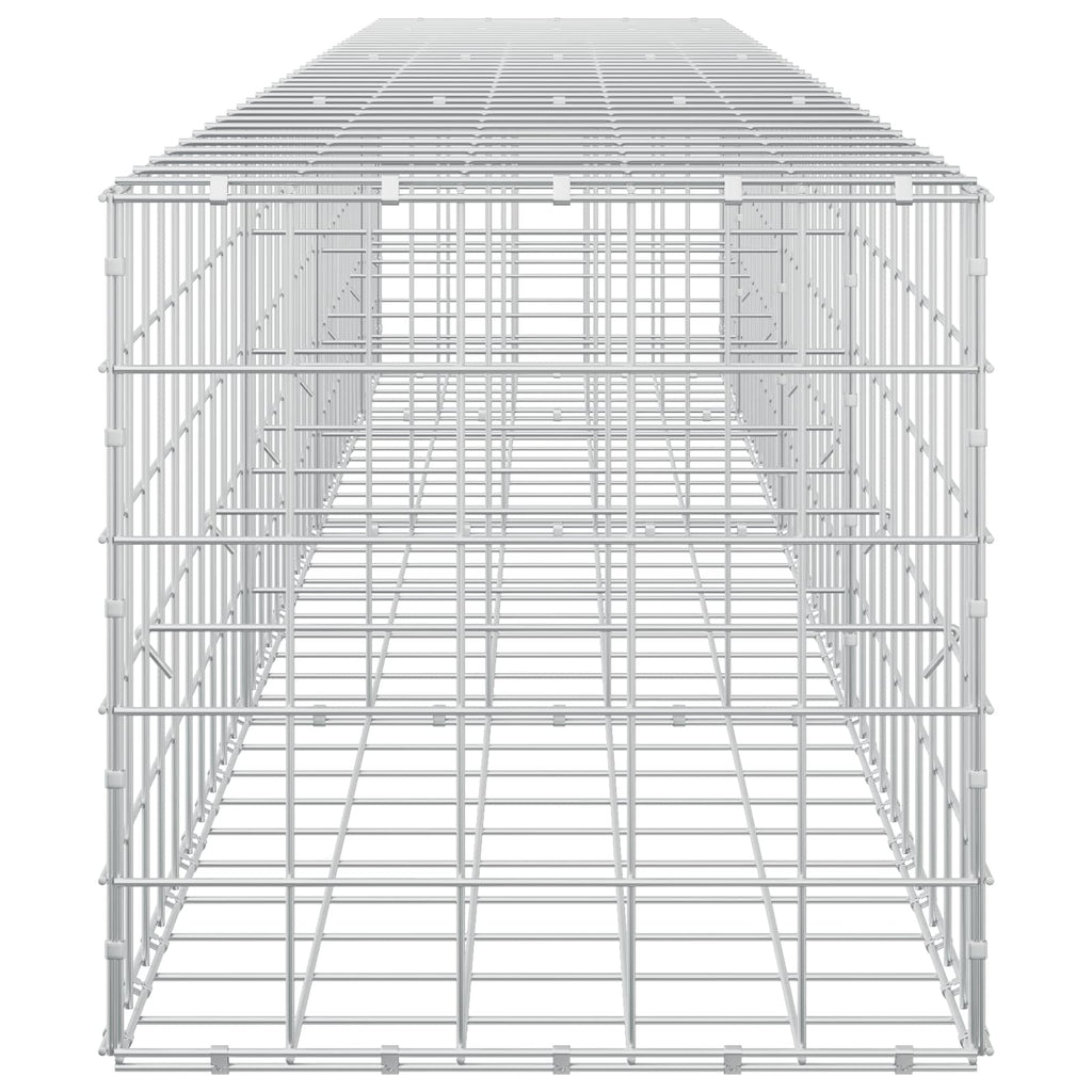 vidaXL Gabion z drutu 3,5 mm i siatką 10x10 cm 350x50x50 cm