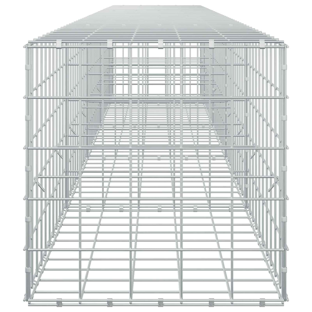 vidaXL Gabion z drutu 3,5 mm i siatką 10x10 cm 450x50x50 cm