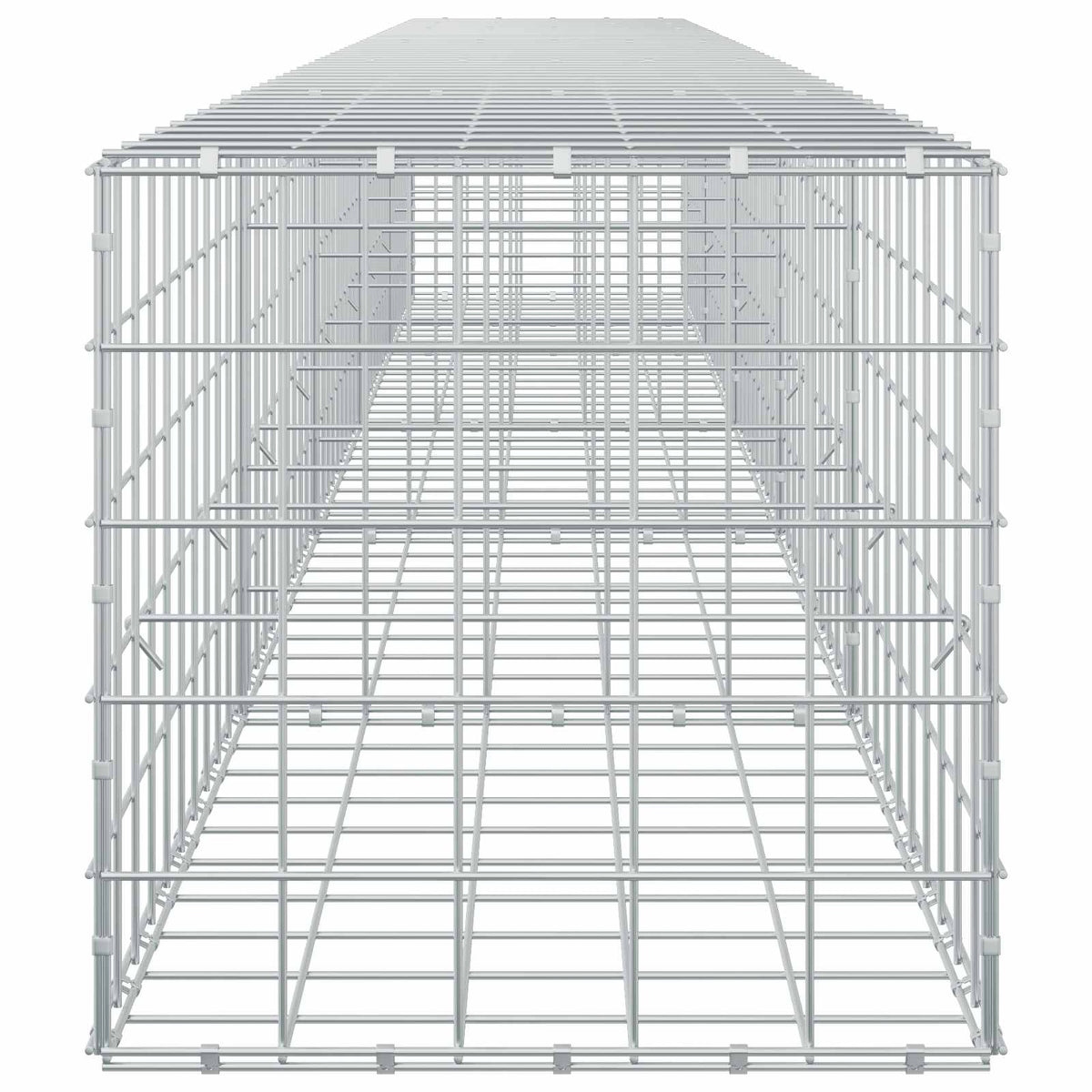 vidaXL Gabion z drutu 3,5 mm i siatką 10x10 cm 500x50x50 cm