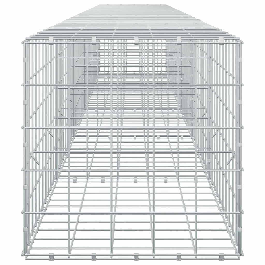 vidaXL Gabion z drutu 3,5 mm i siatką 10x10 cm 550x50x50 cm