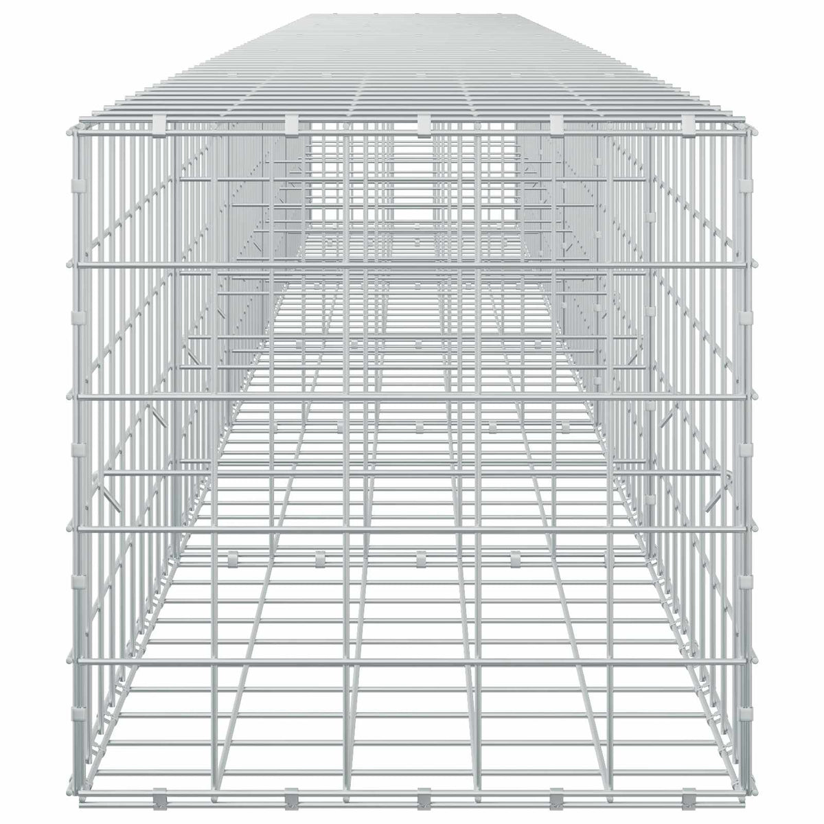 vidaXL Gabion z drutu 3,5 mm i siatką 10x10 cm 550x50x50 cm