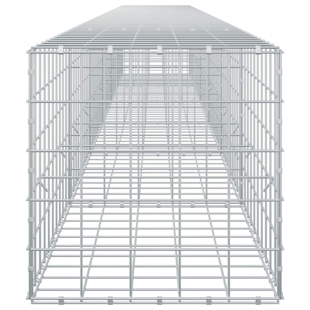 vidaXL Gabion z drutu 3,5 mm i siatką 10x10 cm 600x50x50 cm