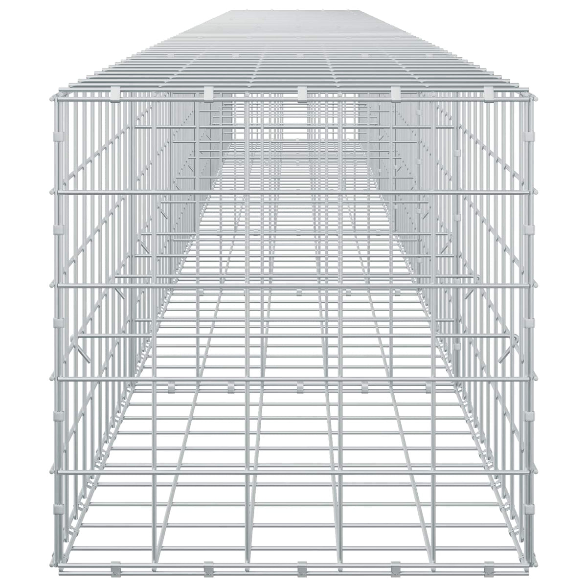 vidaXL Gabion z drutu 3,5 mm i siatką 10x10 cm 600x50x50 cm