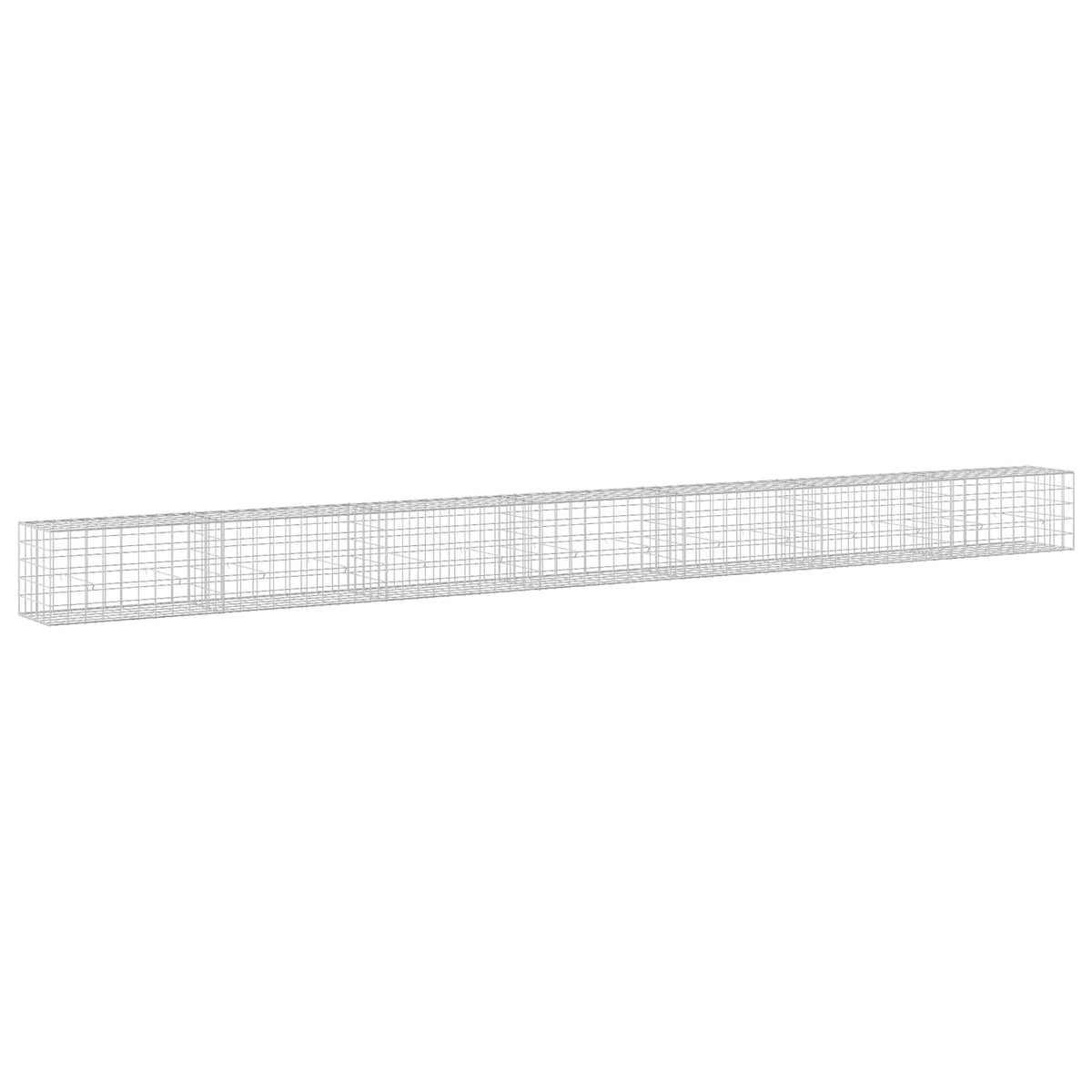 vidaXL Gabion z drutu 3,5 mm i siatką 10x10 cm 700x50x50 cm