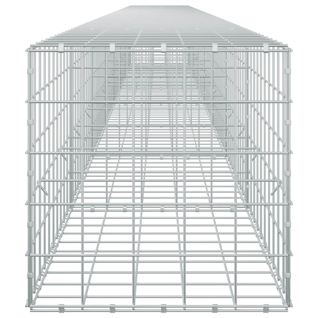 vidaXL Gabion z drutu 3,5 mm i siatką 10x10 cm 750x50x50 cm