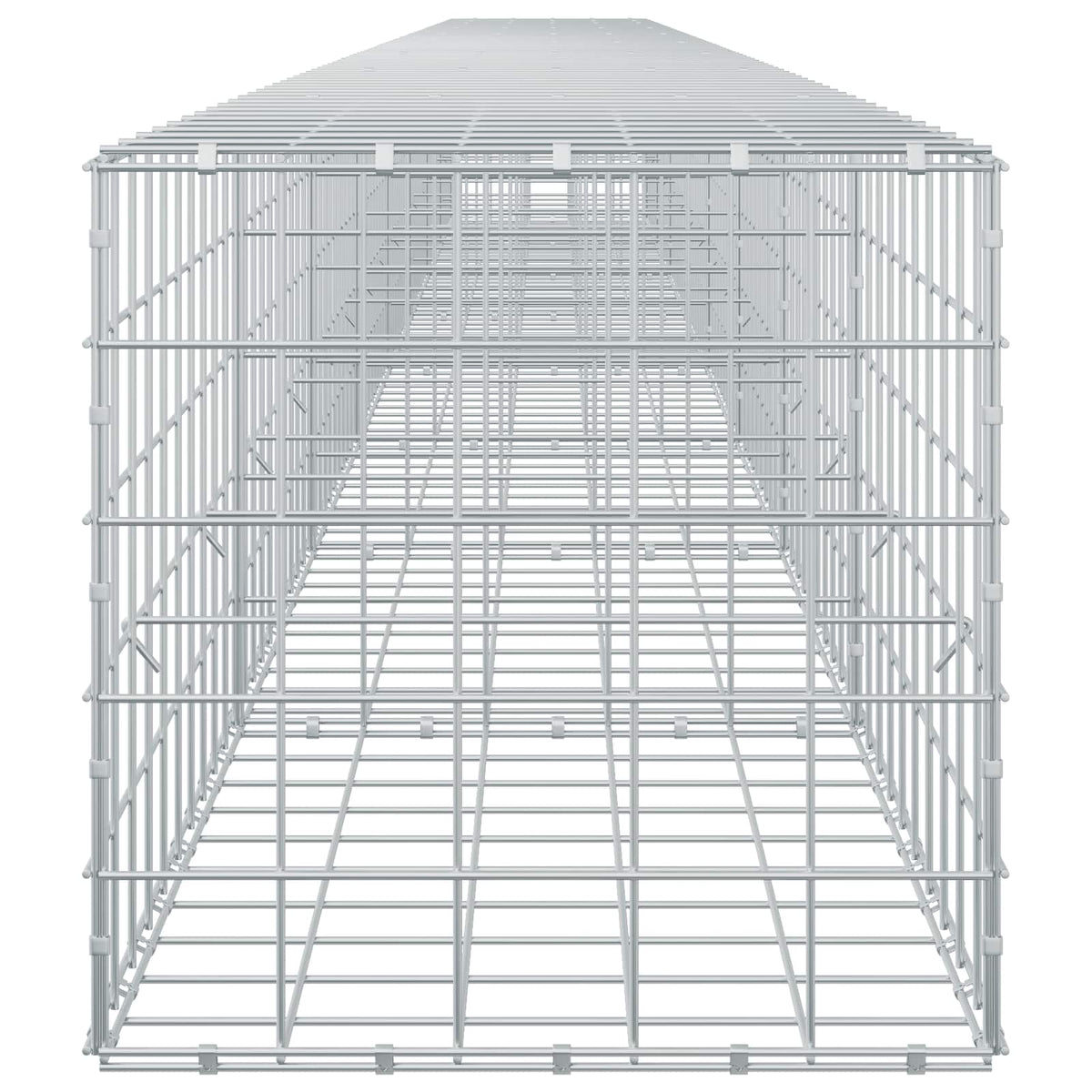 vidaXL Gabion z drutu 3,5 mm i siatką 10x10 cm 800x50x50 cm