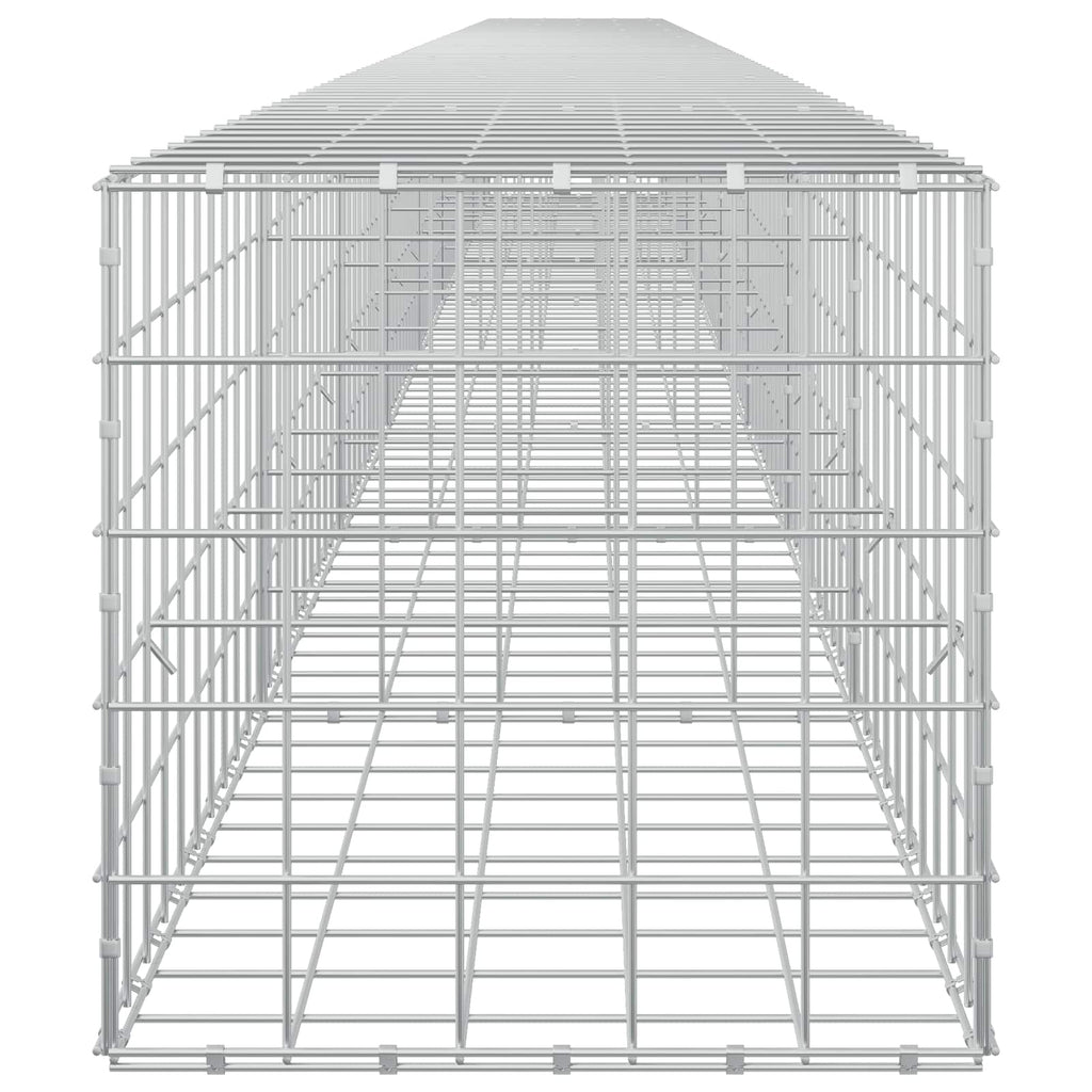 vidaXL Gabion z drutu 3,5 mm i siatką 10x10 cm 850x50x50 cm