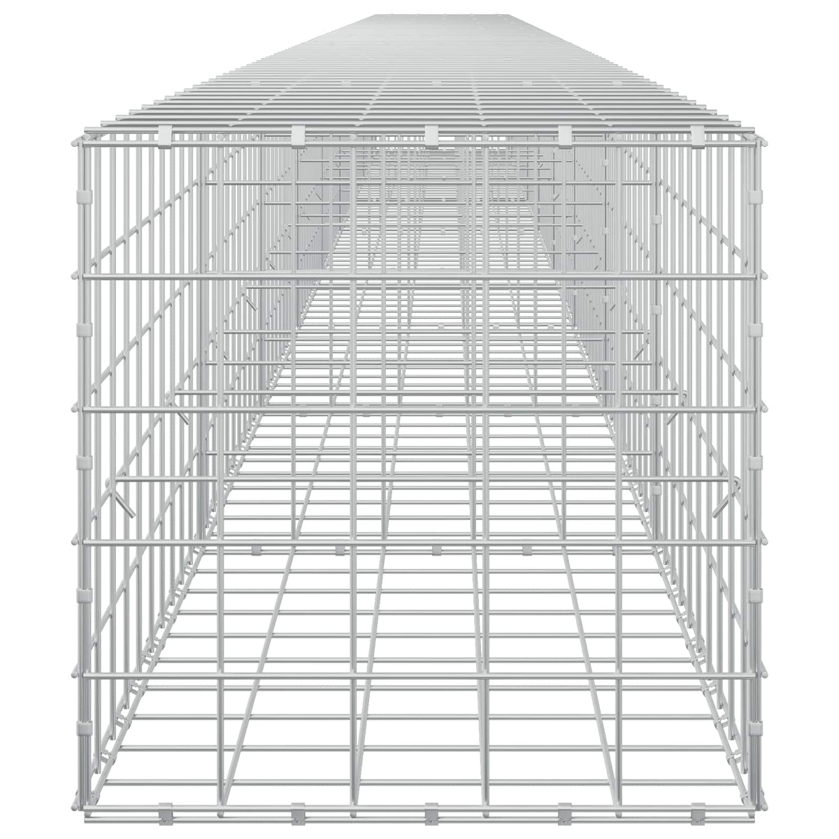 vidaXL Gabion z drutu 3,5 mm i siatką 10x10 cm 850x50x50 cm