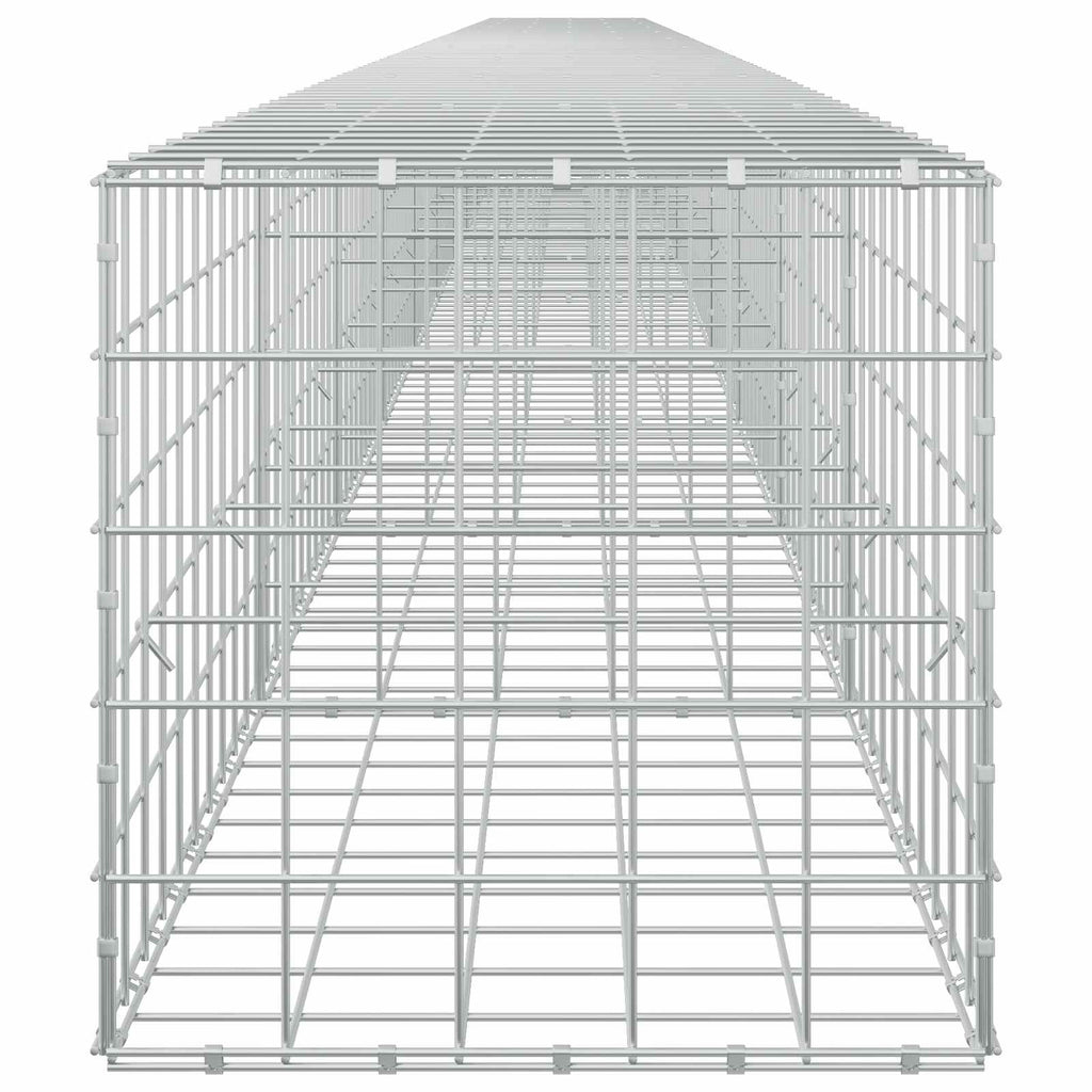 vidaXL Gabion z drutu 3,5 mm i siatką 10x10 cm 950x50x50 cm