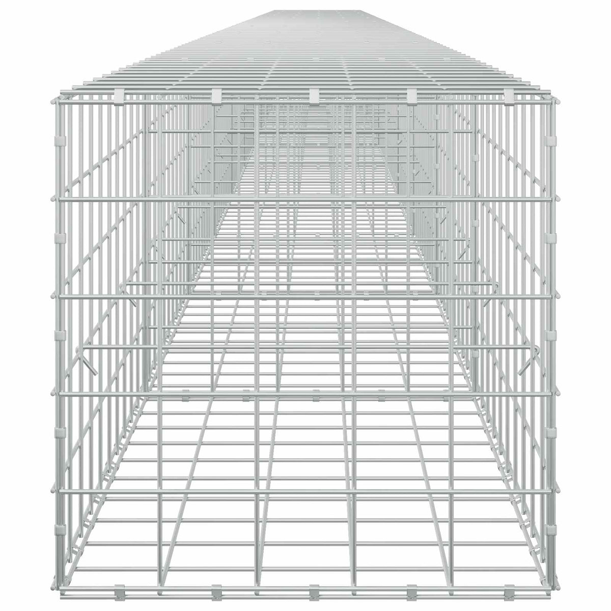 vidaXL Gabion z drutu 3,5 mm i siatką 10x10 cm 950x50x50 cm