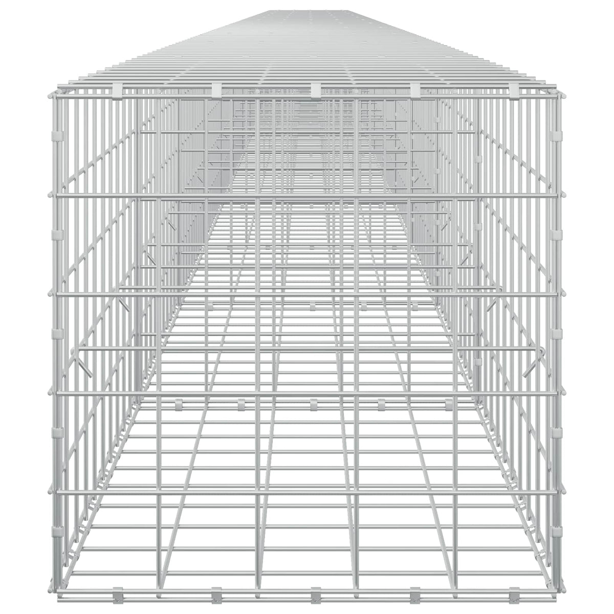 vidaXL Gabion z drutu 3,5 mm i siatką 10x10 cm 1150x50x50 cm