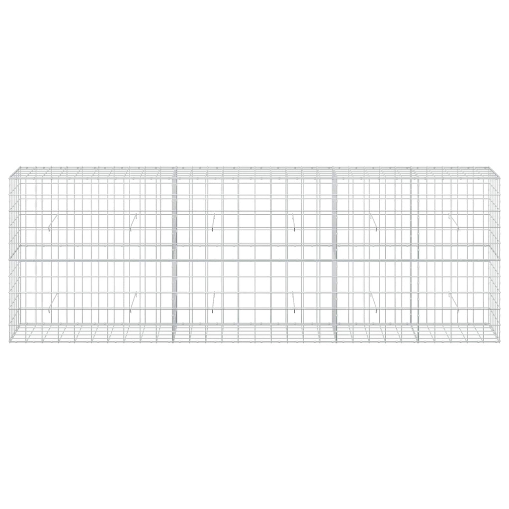 vidaXL Gabion z drutu 3,5 mm i siatką 10x10 cm 300x50x100 cm
