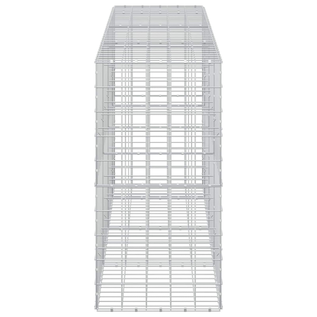 vidaXL Gabion z drutu 3,5 mm i siatką 10x10 cm 350x50x100 cm