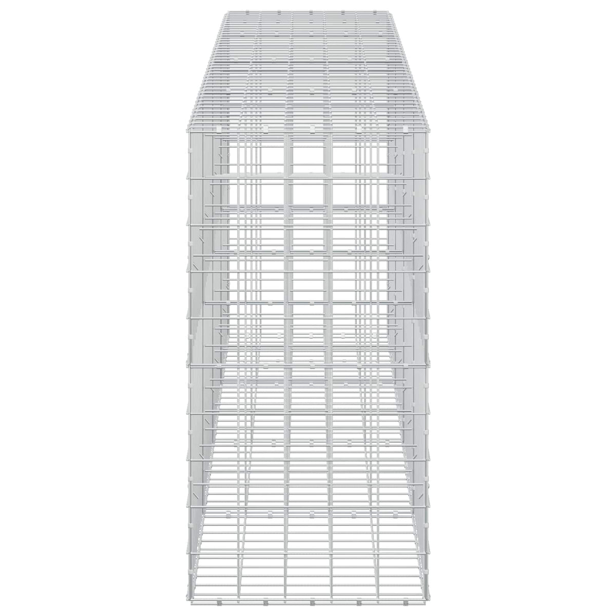 vidaXL Gabion z drutu 3,5 mm i siatką 10x10 cm 400x50x100 cm