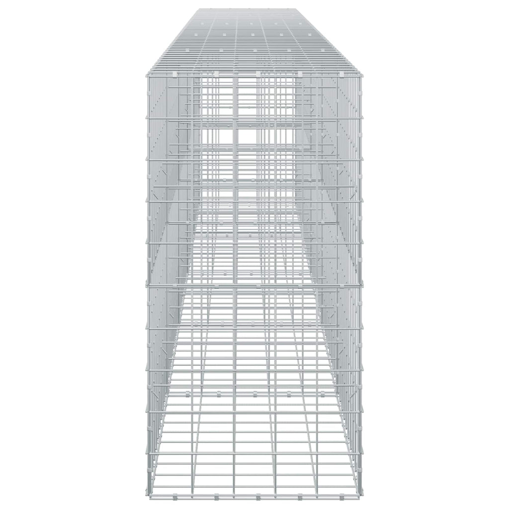 vidaXL Gabion z drutu 3,5 mm i siatką 10x10 cm 500x50x100 cm