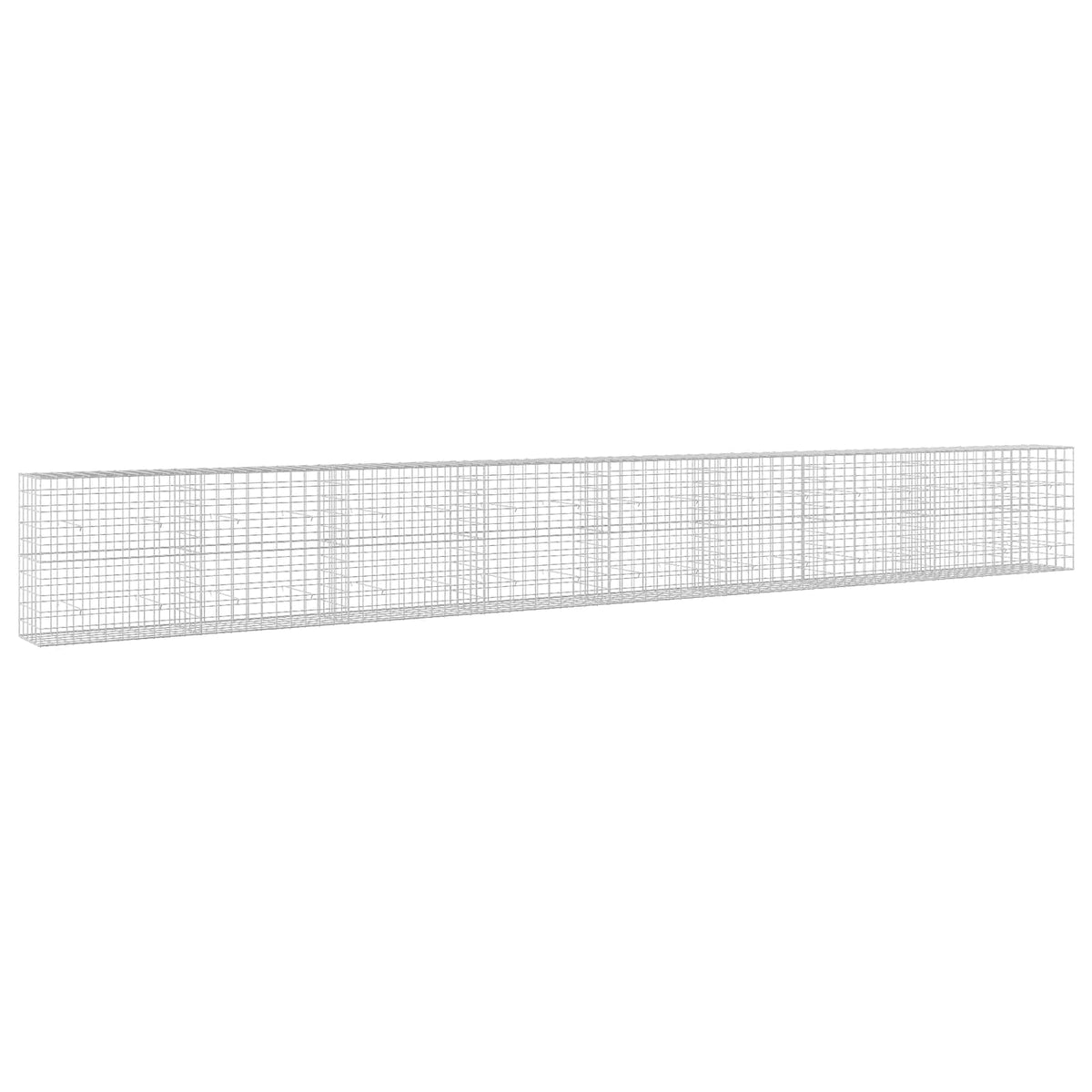 vidaXL Gabion z drutu 3,5 mm i siatką 10x10 cm 850x50x100 cm