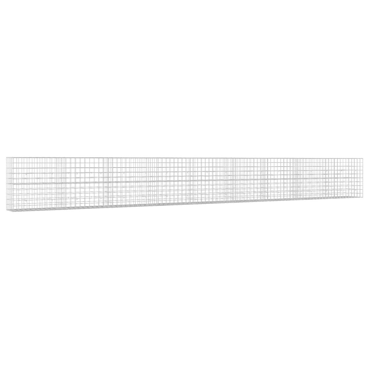 vidaXL Gabion z drutu 3,5 mm i siatką 10x10 cm 900x50x100 cm