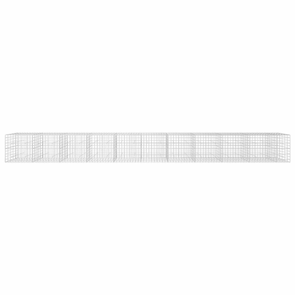 vidaXL Gabion z drutu 3,5 mm i siatką 10x10 cm 1050x50x100 cm
