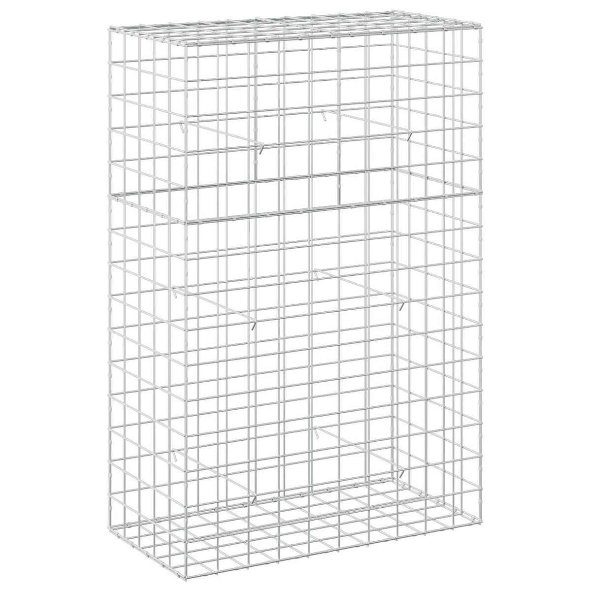 vidaXL Gabion z drutu 3,5 mm i siatką 10x10 cm 100x50x150 cm